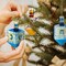 4 Pieces Hanukkah Ornaments Jewish Glass Dreidel Ornaments Hanukkah Decorations for Christmas Tree Wall Home Door Wreath Hanging
